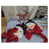 Large Amount of Silver Reindeer Decor +