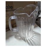 (12) Update Clear Plastic Pitchers 60 oz
