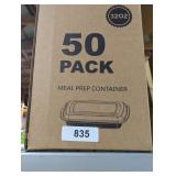 Meal Prep Containers, (2) Full Boxes (1) Partial