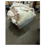 Plastic Tub w/ Shop Towels