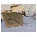 (6) Clear Glass Votives