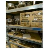 Metal Shelf w/ Particle Board Inserts -**