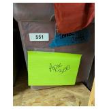 Tote w/ Lid + Approx. 300 Cloth Napkins,