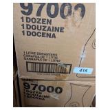 (2) Boxes Libbey Decanters 1 Litre