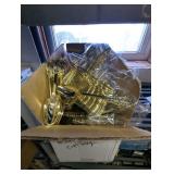 Assorted Gold Tone Plastic Cutlery