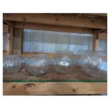 Fish Bowl Style Clear Glass Bowls Assorted Sizes