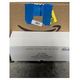 (5) Cut To Size White Plastic Table Cloth -