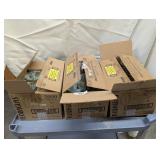 8' Classic Vase Octagonal Green - (6) Clear &