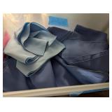 Tote w/ Lid + Approx. 200 Cloth Napkins,