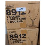 (3) Boxes Libbey 17-1/4 oz. Glass Stemware