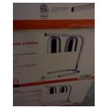 (3) Avantco Two Bulb Food Warmers