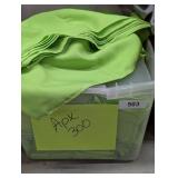Tote w/ Lid + Approx. 300 Cloth Napkins,