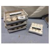 (36) Filled Glass Votives & Other Candles