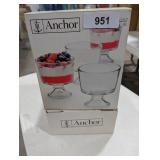 (12) Anchor Hocking 10 oz. Mini Trifle Dishes