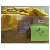 Tote No Lid + Approx. 300 Cloth Napkins, Yellow