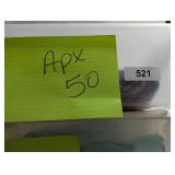 Small Tote w/ Lid + Approx. 50 Cloth Napkins,