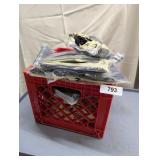 Milk Crate w/ NIP Choice Tuxedo Aprons, Black