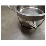 Small Round Chafing Pan w/ Holding Frame
