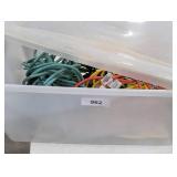 Tote w/ Lid + Extension Cords