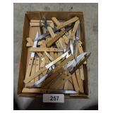 Wood Handled Brand Knives