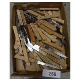 Wood Handled Brand Knives