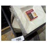 Plastic Milk Crate w/ Square Bowls, +