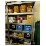 Metal Shelf w/ Particle Board Inserts