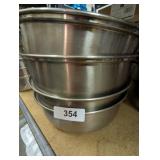 (4) Round Chafing Pans