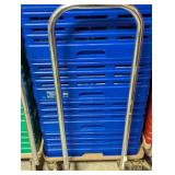 Rolling Cart w/ (10) Plastic Crates Full of