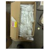 Individually Wrapped White Plastic Forks