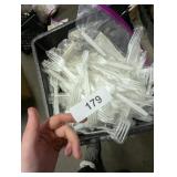 Individually Wrapped White Plastic Forks & Knives