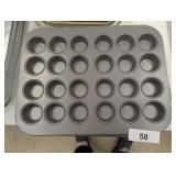 (4) Muffin Pans Various Sizes