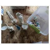 Tote [No Lid] + Seahorse Decor & Other Decor