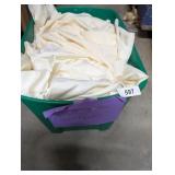 Tote No Lid + Approx. 100 Chair Covers, White