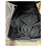 Large Tote w/ Lid Approx. 400 Chair Covers, Black