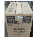 New Case 5 oz. Hot or Cold Insulated Bowls