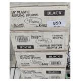 (4) Boxes of 72 Plastic Serving Spoons 10'