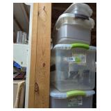 (4) Totes w/ Lids