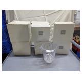 (6) Mikasa Clear Glass Ice Buckets