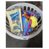 Laundry Basket w/ Grab A Rag & *