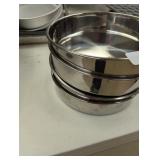 (4) Stainless Steel Round Cake Pans