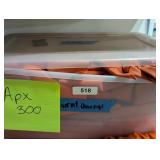 Tote w/ Lid + Approx. 300 Cloth Napkins,