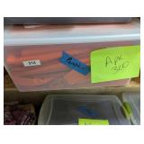 Tote w/ Lid + Approx. 300 Cloth Napkins,