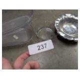 Longaberger Basket Inserts, Glass Bowl &