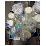 Dixie To Go Insulated Cups w/ Plastic Milk Crate