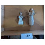 (2) Willow Tree Angels