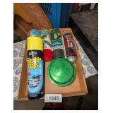 Partials Spray Paint, Glass Cleaner & Car Wax