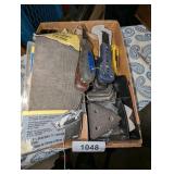 Assorted Washers, Scrappers, Sand Paper & More