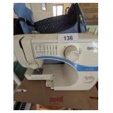 Rolling Case w/ Brother LX-3125 Sewing Machine