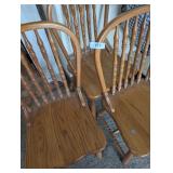 (3) Oak Dining Chairs